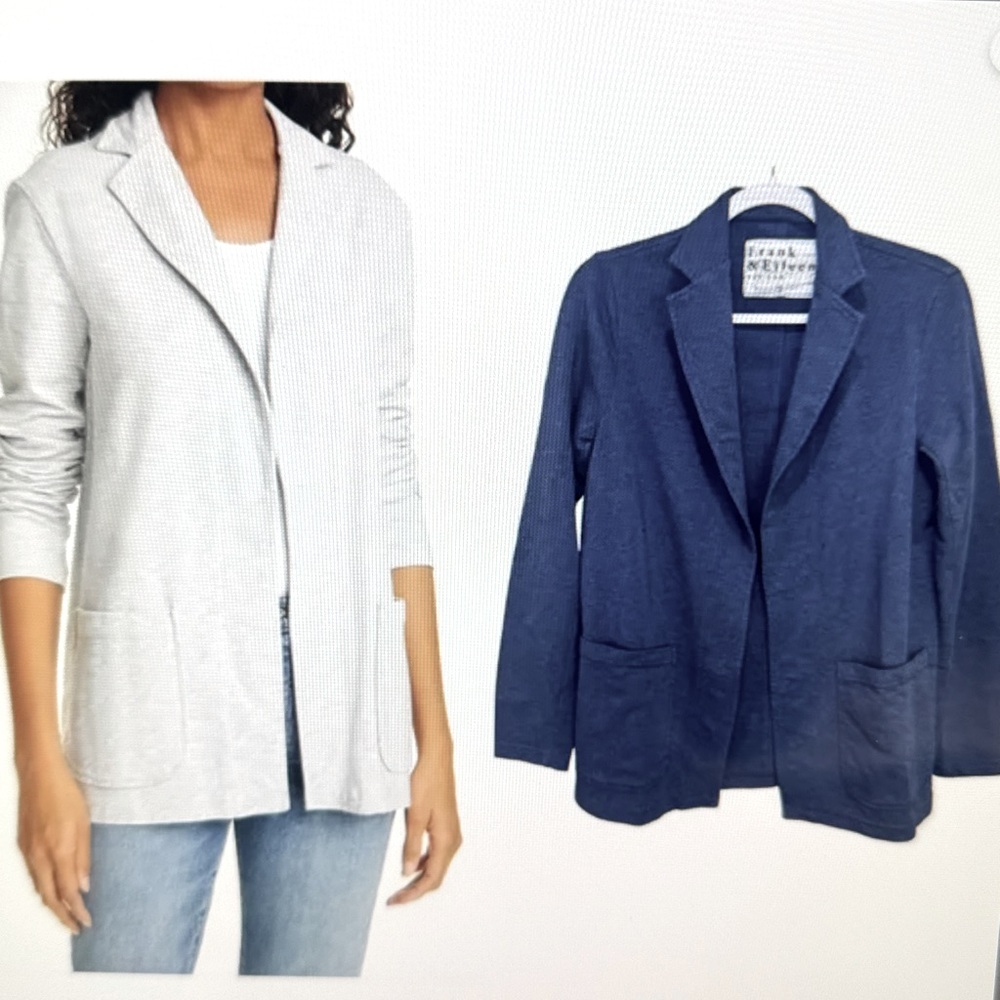 FRANK & EILEEN Knit Blazer Sz S